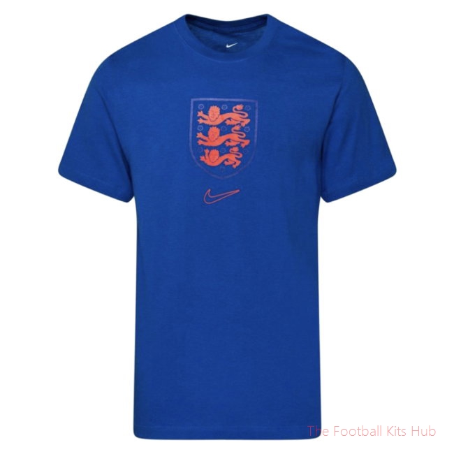 2020-2021 England Evergreen Crest Tee (Sport Royal) - Kids