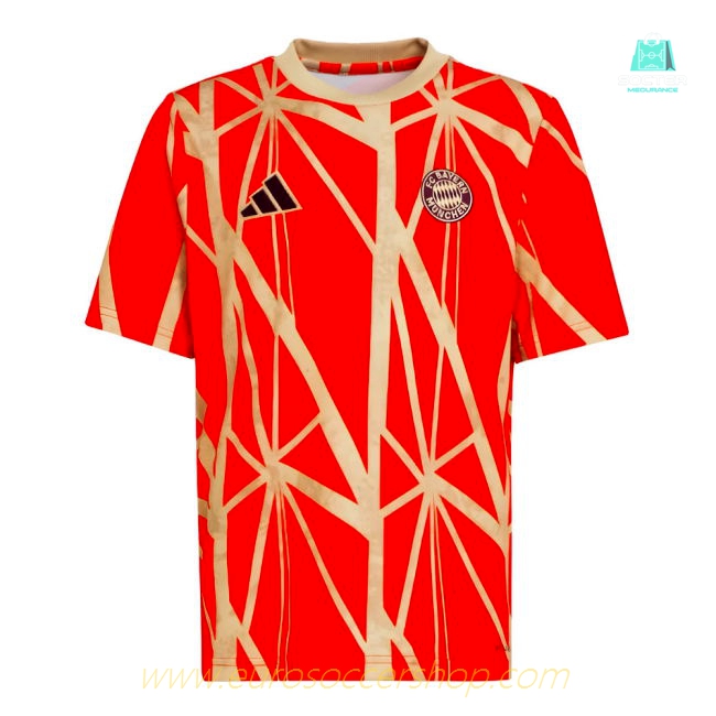 2024-2025 Bayern Munich Pre-Match Shirt (Red) - Kids (Musiala 42)