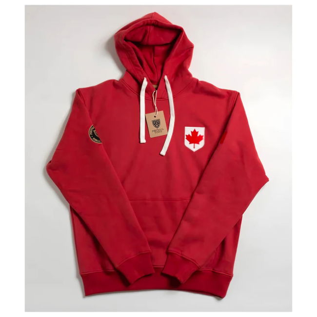 Match-Ready Climate-Control Canada Football Hoodie The Red Leaf