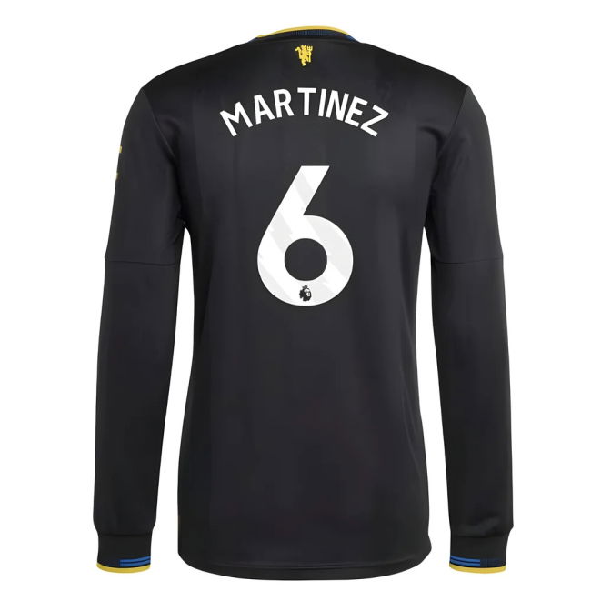 2025-2026 Man Utd Authentic Long Sleeve Third Top (Martinez 6)