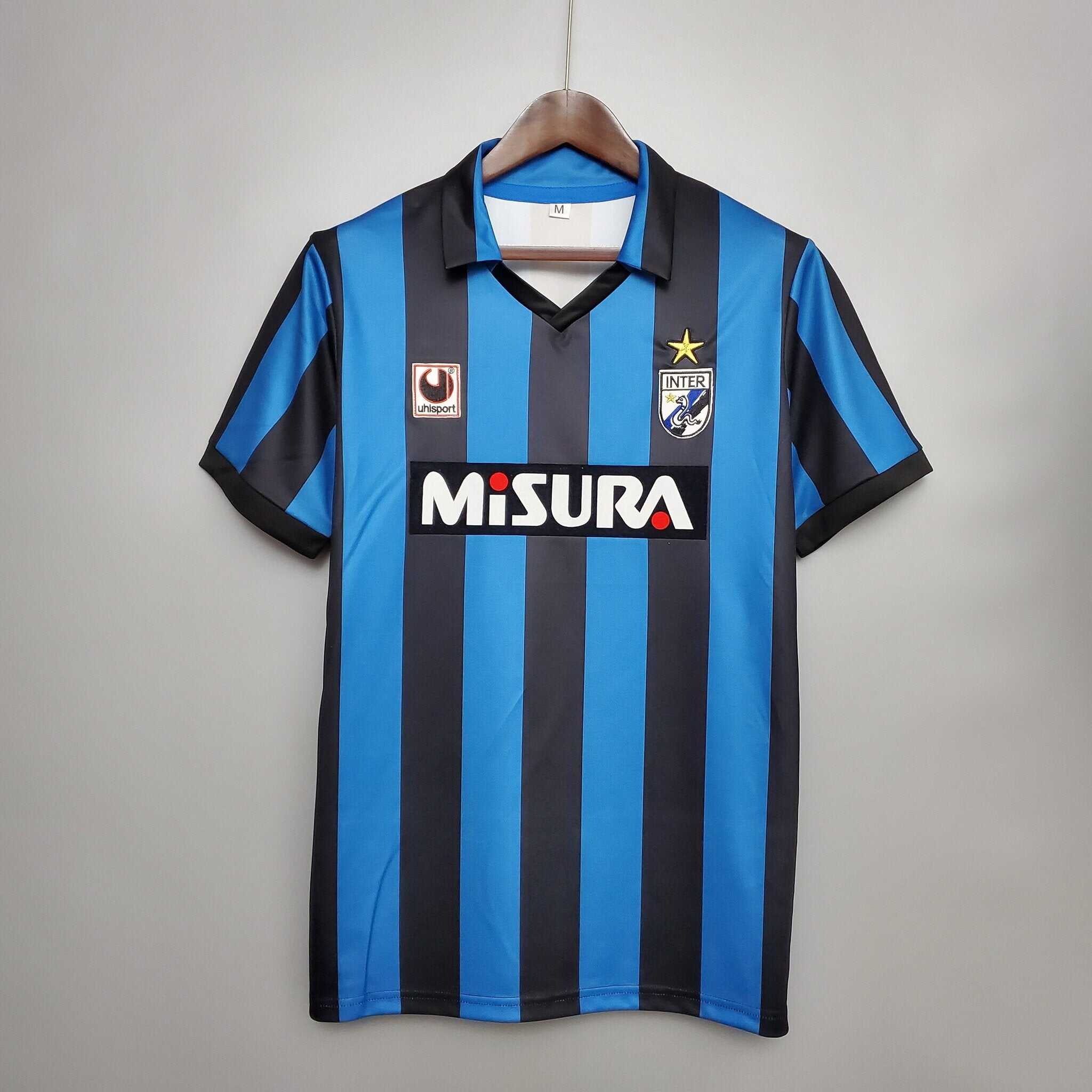 Cheap 1988-1990 Inter milan home retro kit