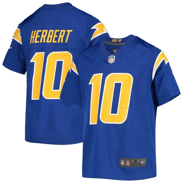 None Justin Herbert Game Jersey - Royal | NFL Player Jersey | NFL Foot