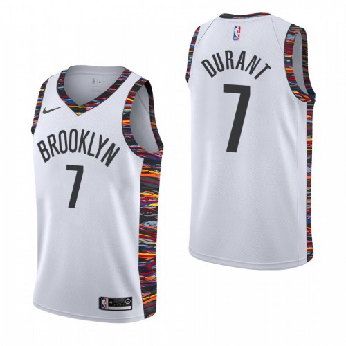 Nets White Kevin Durant #7 Nike Jersey - Reasonably Priced Game Day Wear