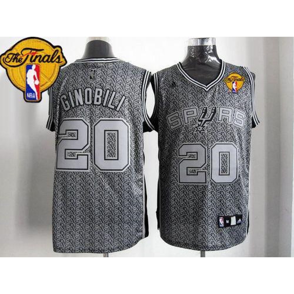 Collector's Item Men's Spurs #20 Manu None Basketball Jersey