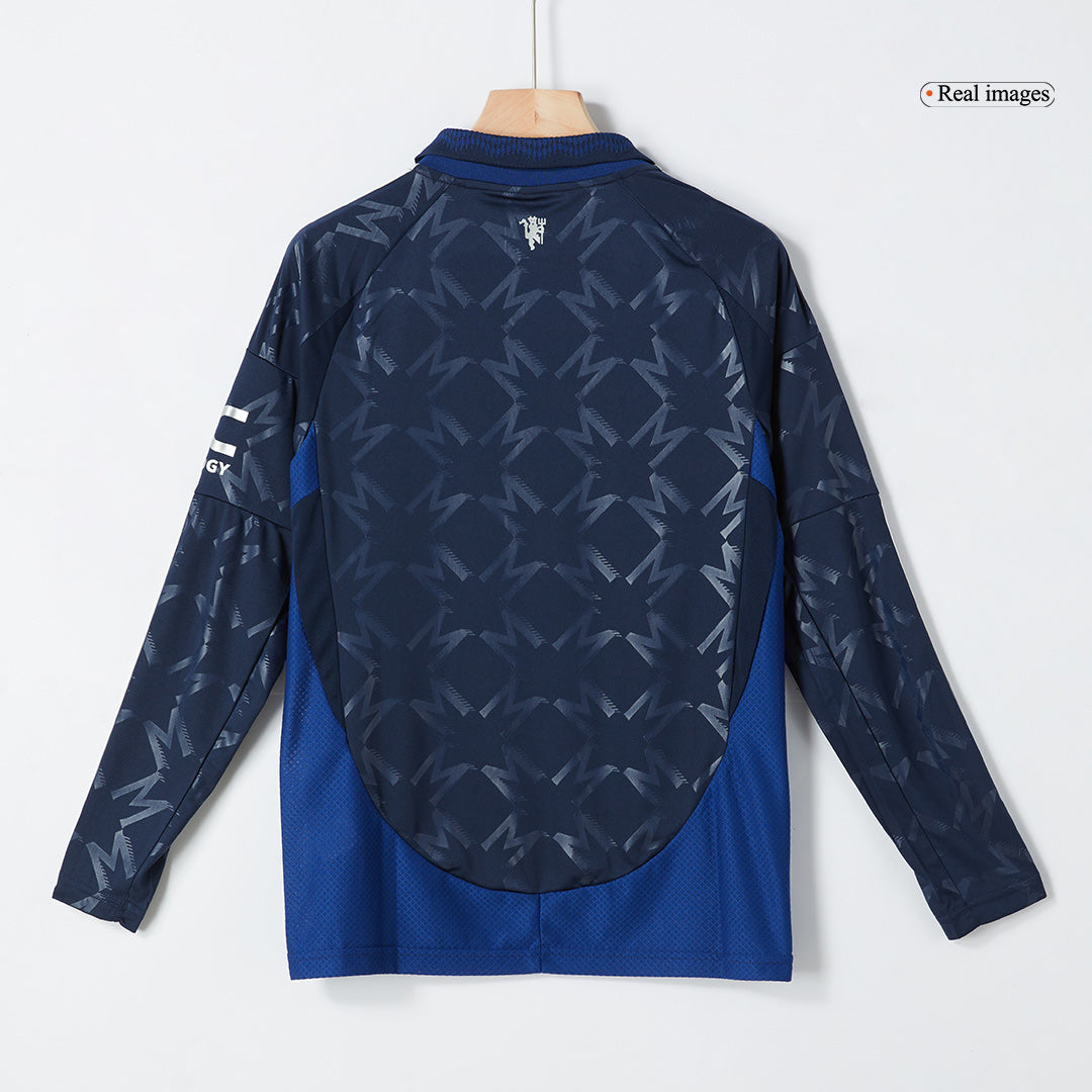 Manchester United Away Long Sleeve Soccer Jersey 2024/25Authentic Kit