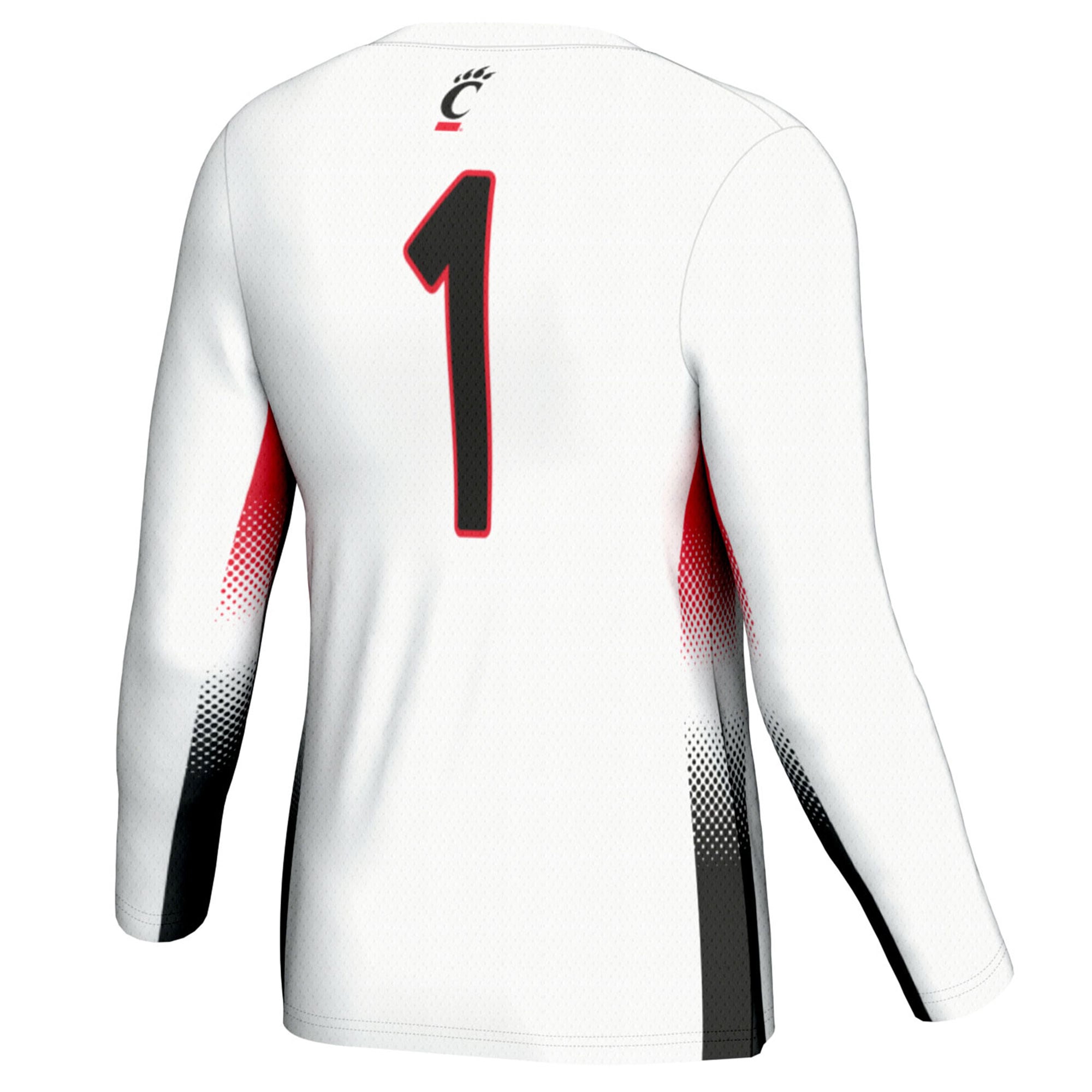 [NJP] Cincinnati Bearcats GameDay Greats Youth Lightweight Women's Volleyball Fashion Jersey - White