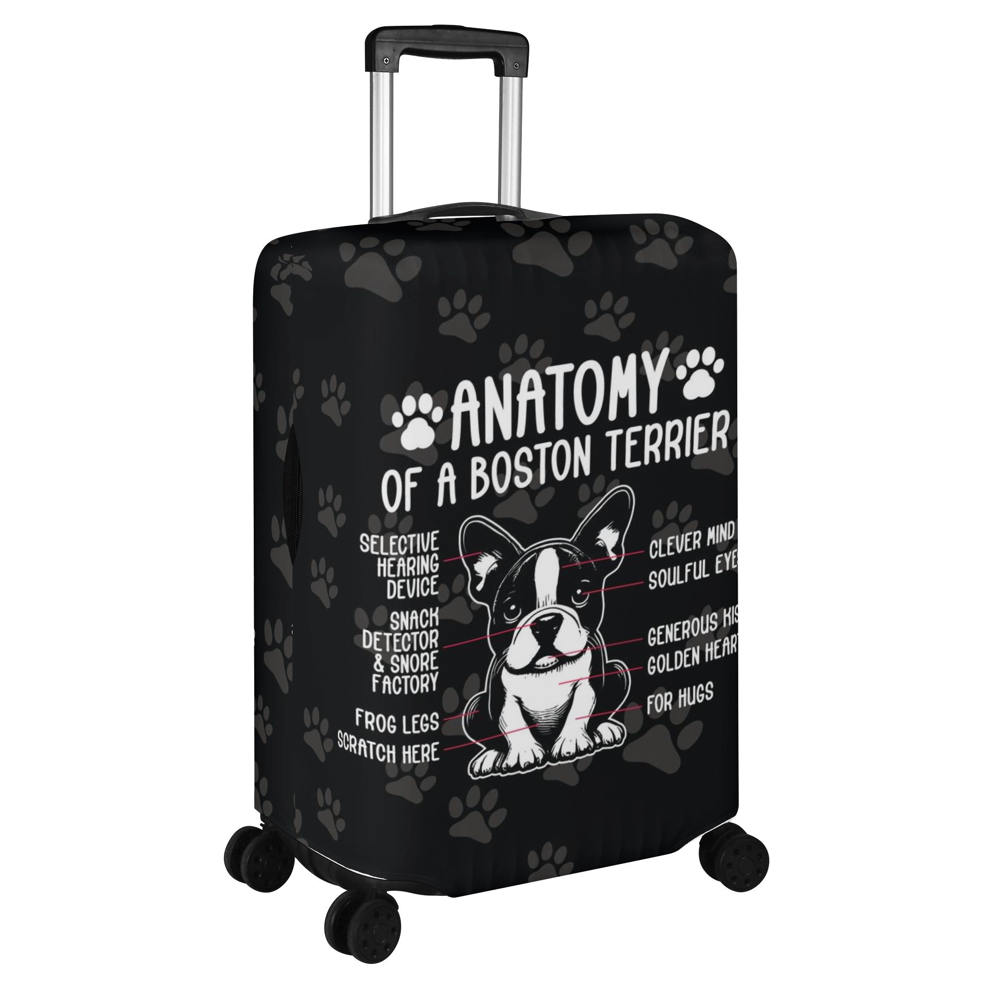 Fashion-Forward Ginger - Luggage Cover For Boston Terrier Lovers for Pet