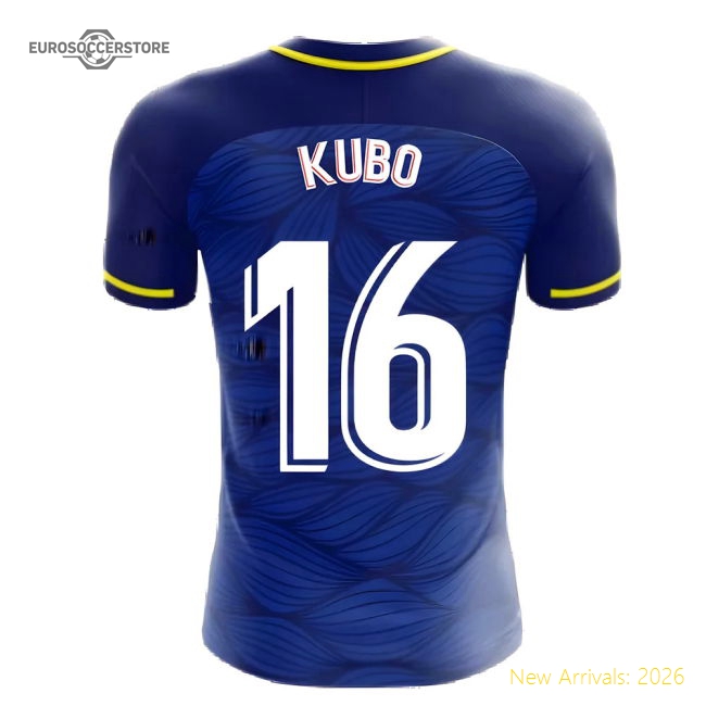 Pro-level Villarreal Away Kubo Jersey 2025-2026 Flexible