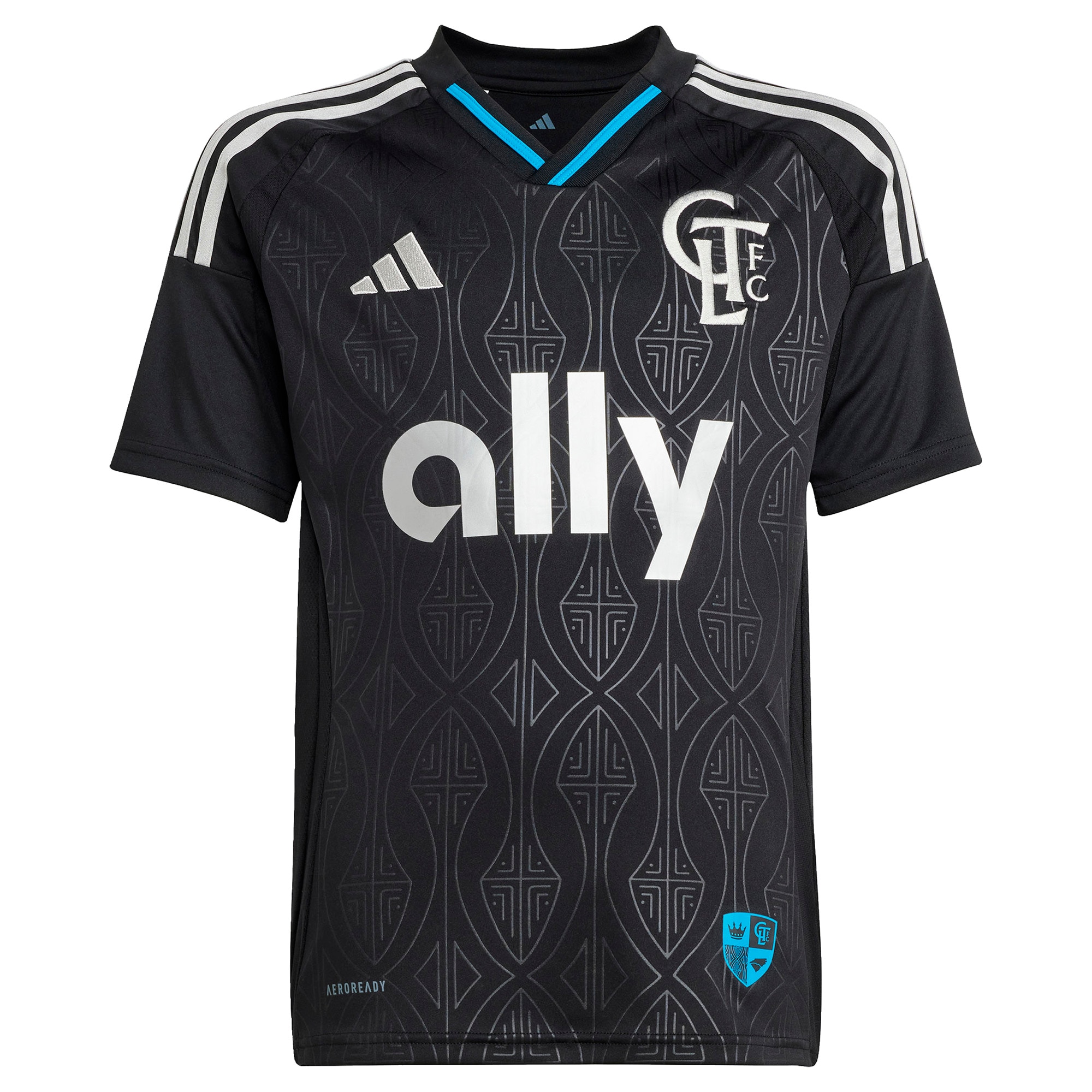 [JED] Tim Ream Charlotte FC Youth 2025 Fortress Kit Replica Player Jersey - Black
