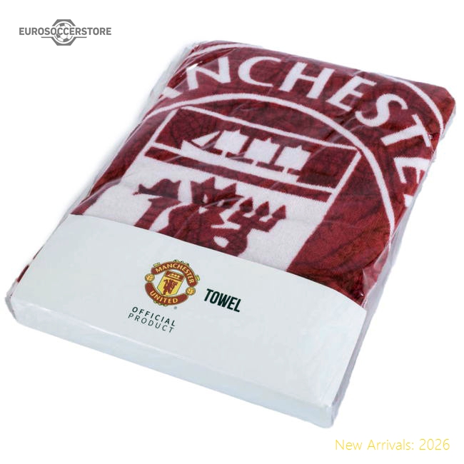 Manchester United Fc Identity Towel - Great Value - Collectors Item