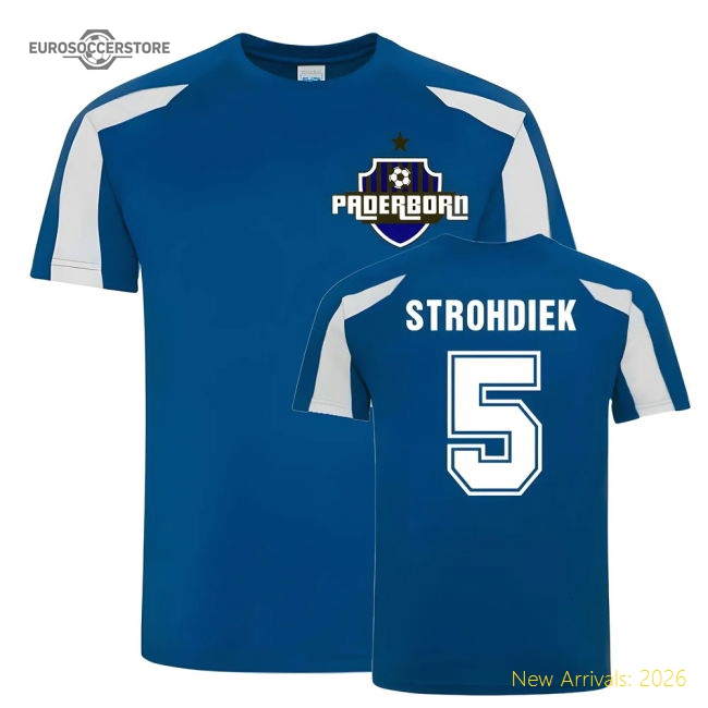 Supporter Christian Strohdiek Paderborn Sports Training Jersey (Blue)