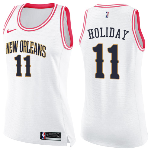 Nike Pelicans White Orleans Pelicans #11 Jersey - Value-Priced