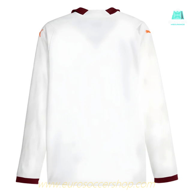 2023-2024 Man City Long Sleeve Away Shirt (Castellanos 10)