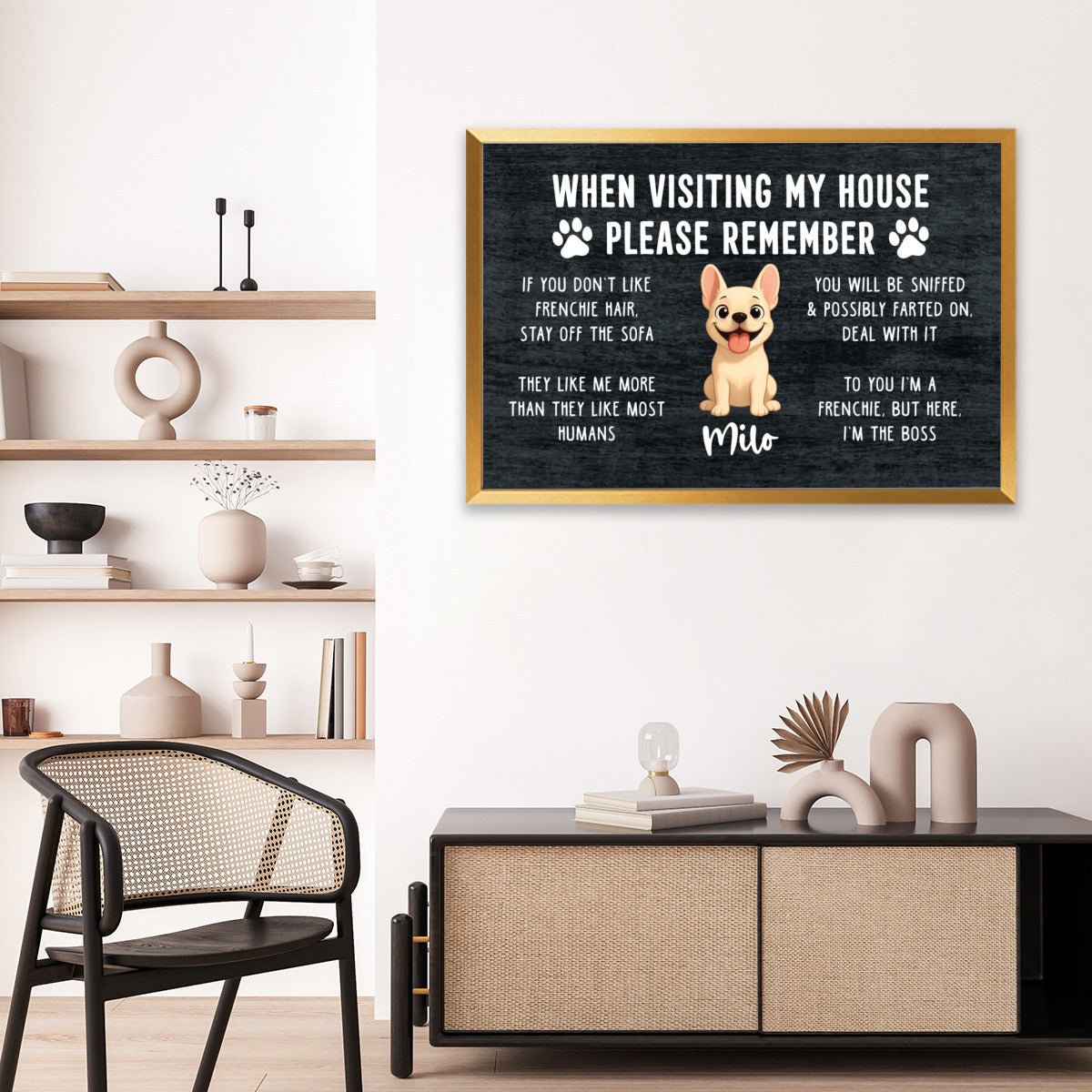 Trendy Ferocious - Personalized Framed Poster • Wall Decoration for D...