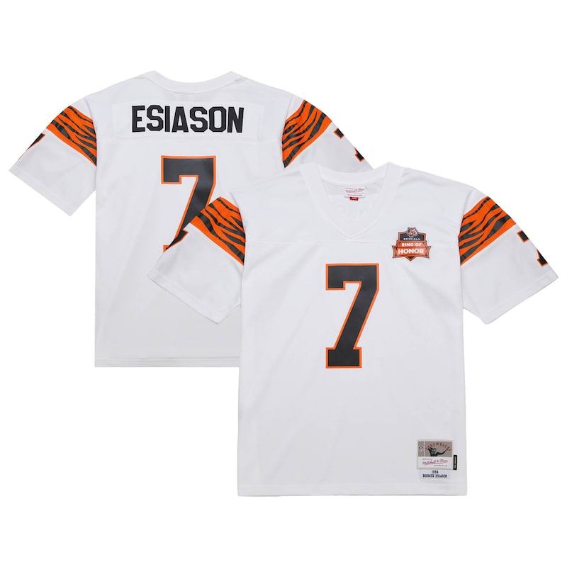 None Boomer Esiason Cincinnati Bengals Football Franchise Game Jersey