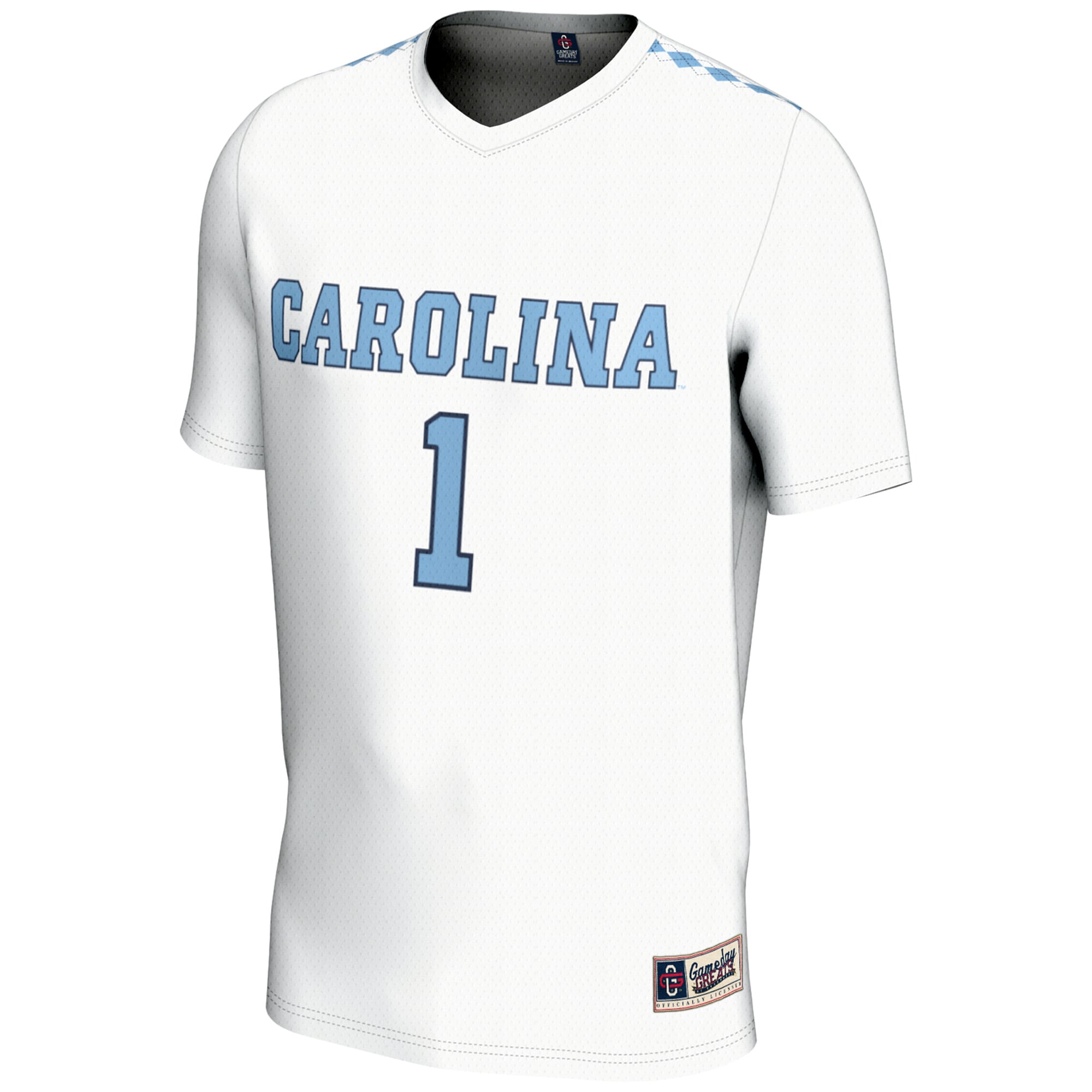 [DDG] North Carolina Tar Heels GameDay Greats Youth Lightweight Women's Lacrosse Jersey - White