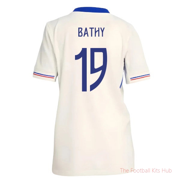 2025-2026 France Womens Team Away Shirt (Kids) (Bathy 19)