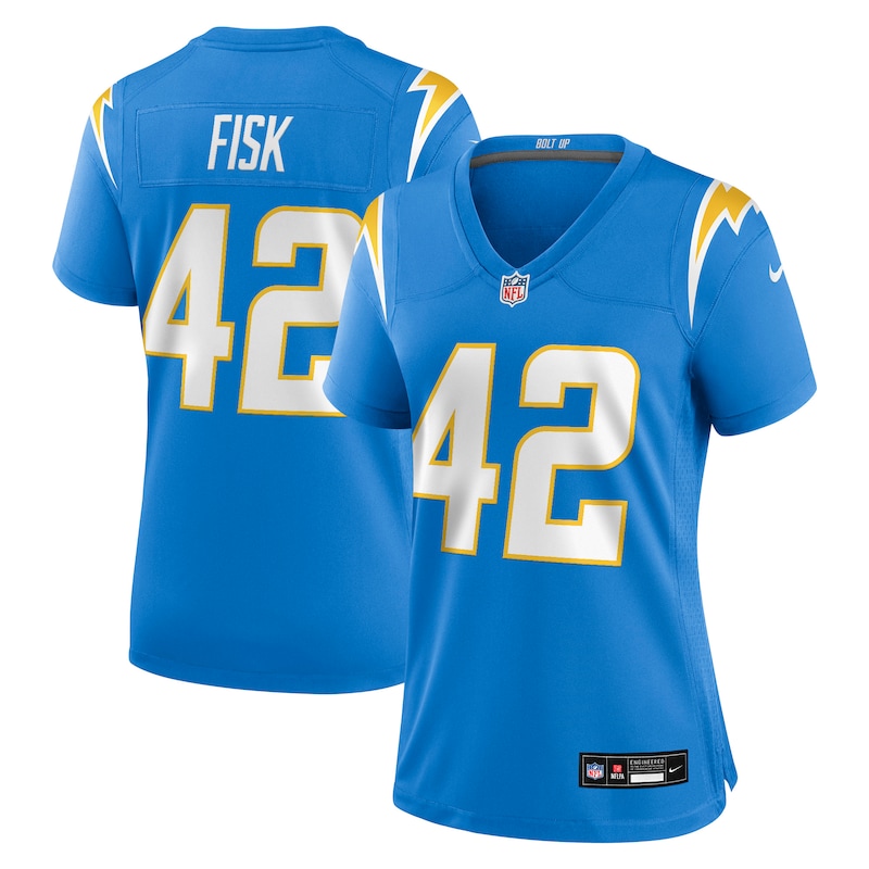 None Tucker Fisk LA Chargers Modern Official Jersey Football Apparel