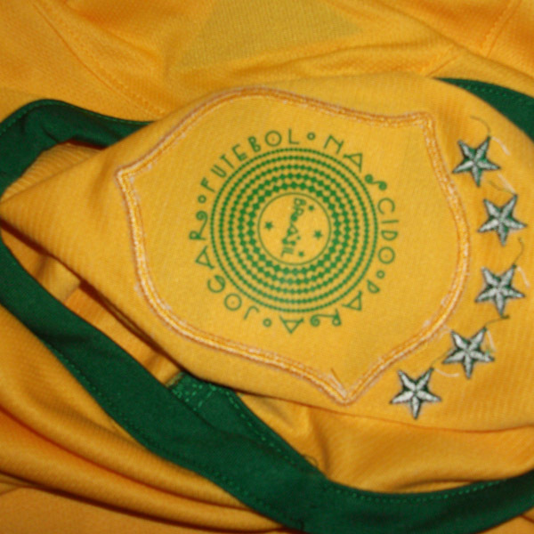 Elite Series 2014 World Cup Brazil Home Long Sleeve Yellow Jersey
