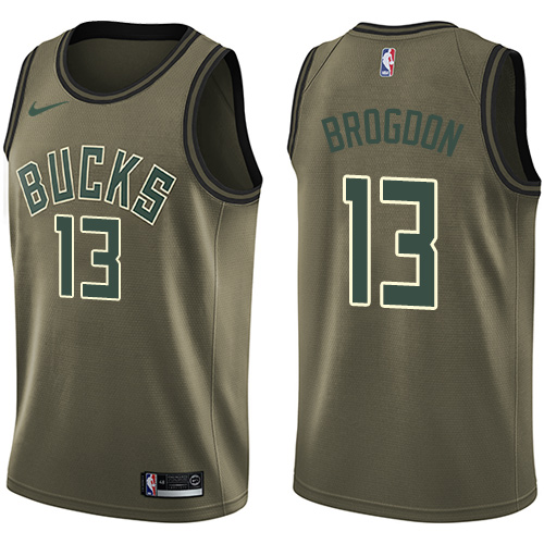 High-Quality Bucks #13 Malcolm Brogdon 2024 Icon NBA Swingman Jersey