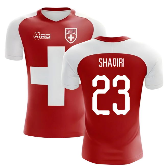 Switzerland International Soccer Team Replica Jersey - Adults Version