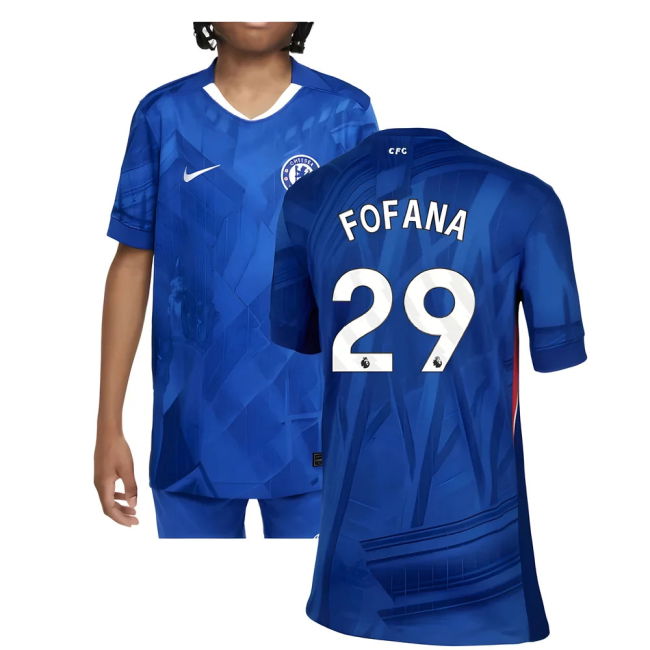 retro 2025-2026 Chelsea Home Shirt (Kids) (Fofana 29)