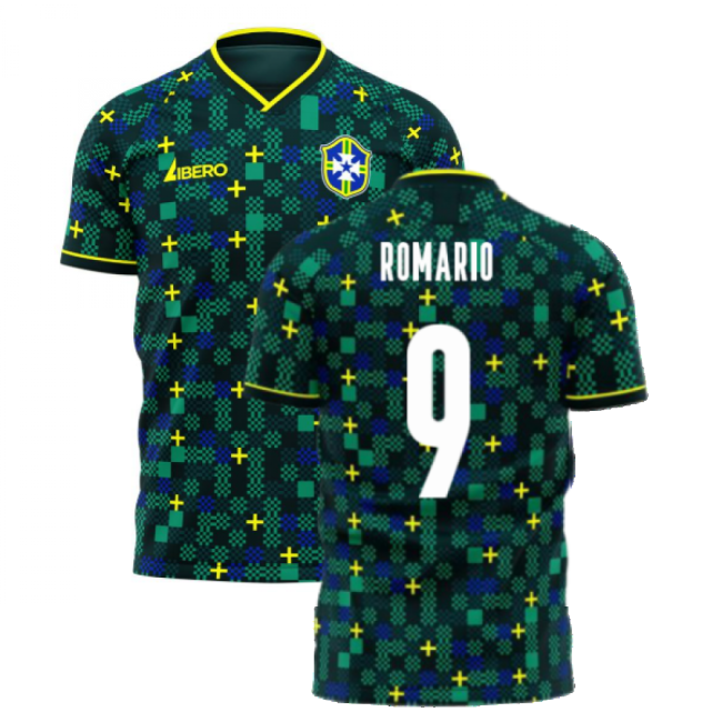 Kit Brazil 2025-2026 Third Concept Football Kit (Libero) (Romario 9)