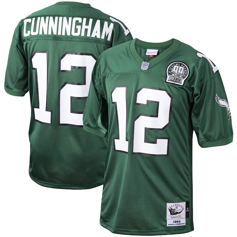 None Randall Cunningham PHI Eagles Iconic Pro-Level Jersey for NFL Fan