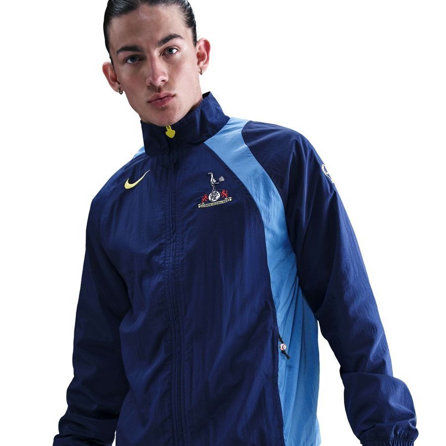 Tottenham Track Travel Jacket T90 Woven Gx 3rd Blue Void/pacific Blue/