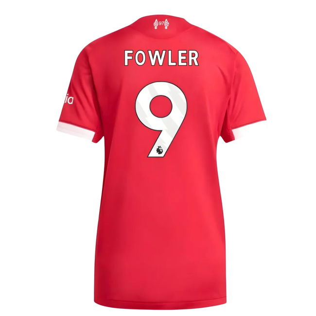 Fowler 9 Liverpool Soccer Club Supporter Shirt - Womens Version