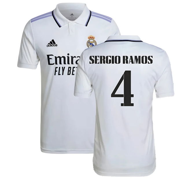 SERGIO RAMOS 4 Real Madrid Soccer Club Fan Shirt - Adults Version (4)