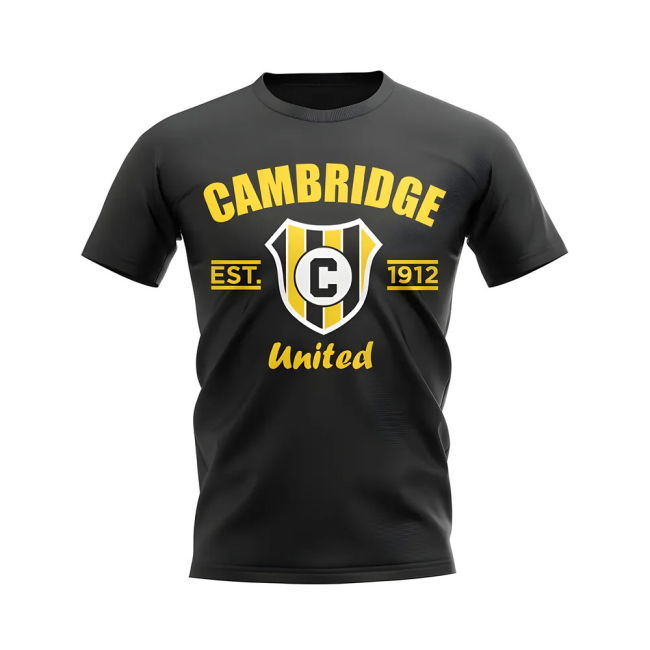 Cambridge Established Football T-Shirt (Black) | Must-Have