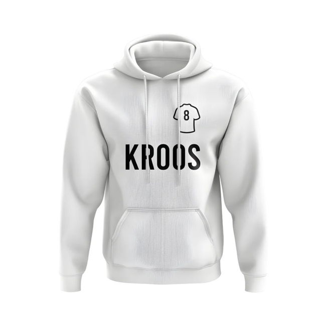 Toni Kroos Real Madrid Number Hoody (Whi - Match - Fan- Elite- Future