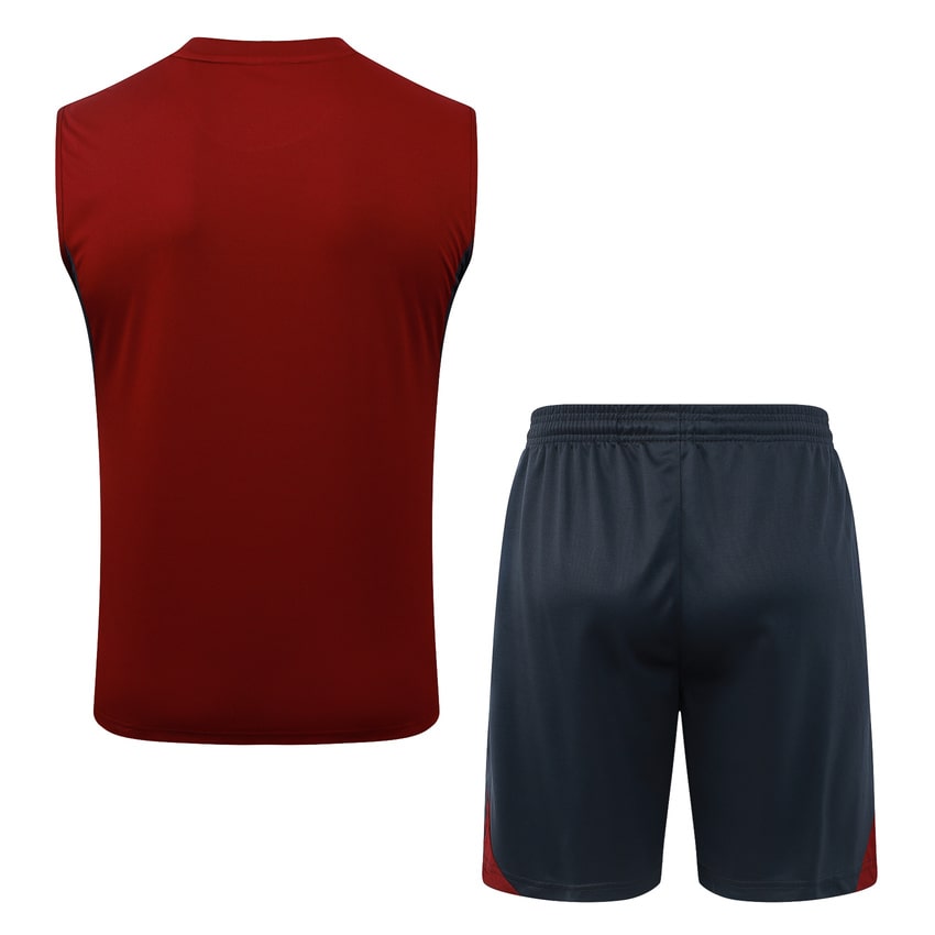 Arsenal 2025/2026 Red and Blue Tank Top and Shorts