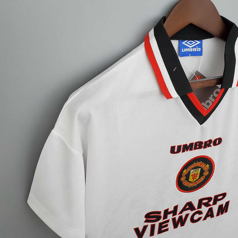 Cheap 1996-1997 Man United Away retro shirt