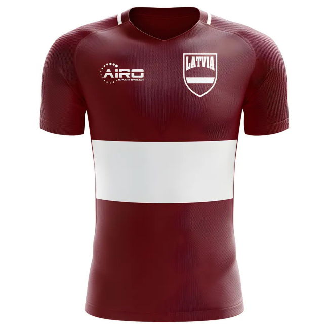 2025-2026 Latvia Home Concept Football Shirt - Womens Authentic