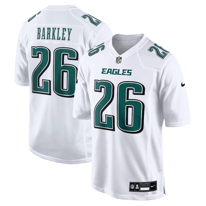None Saquon Barkley Champion PHI Eagles Authentic Jersey Football Appa