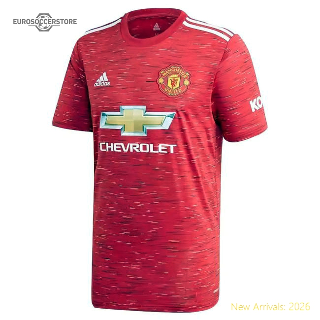 2020-2021 Man Utd Adidas Home Football Top Match Replica
