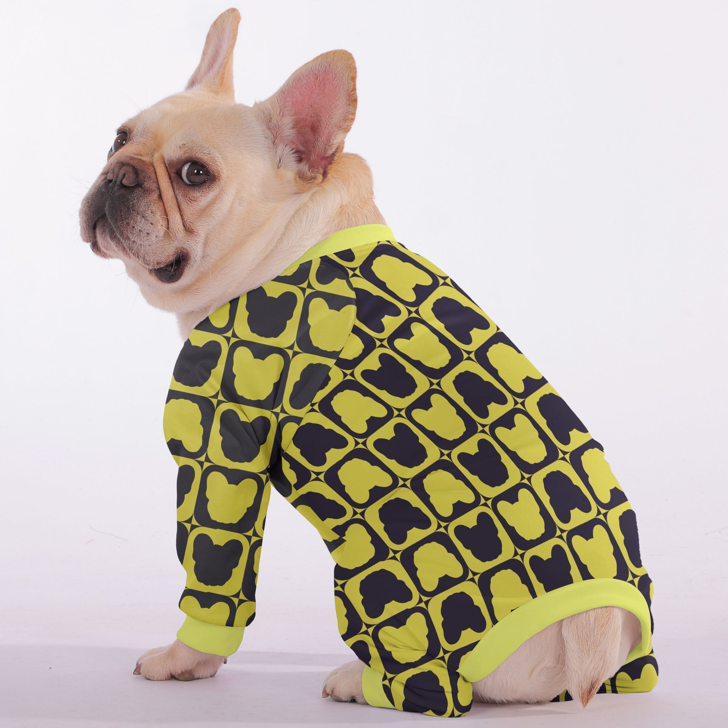Minimal-Aesthetic Comfortable Milo - Frenchie Pajama for Home Use