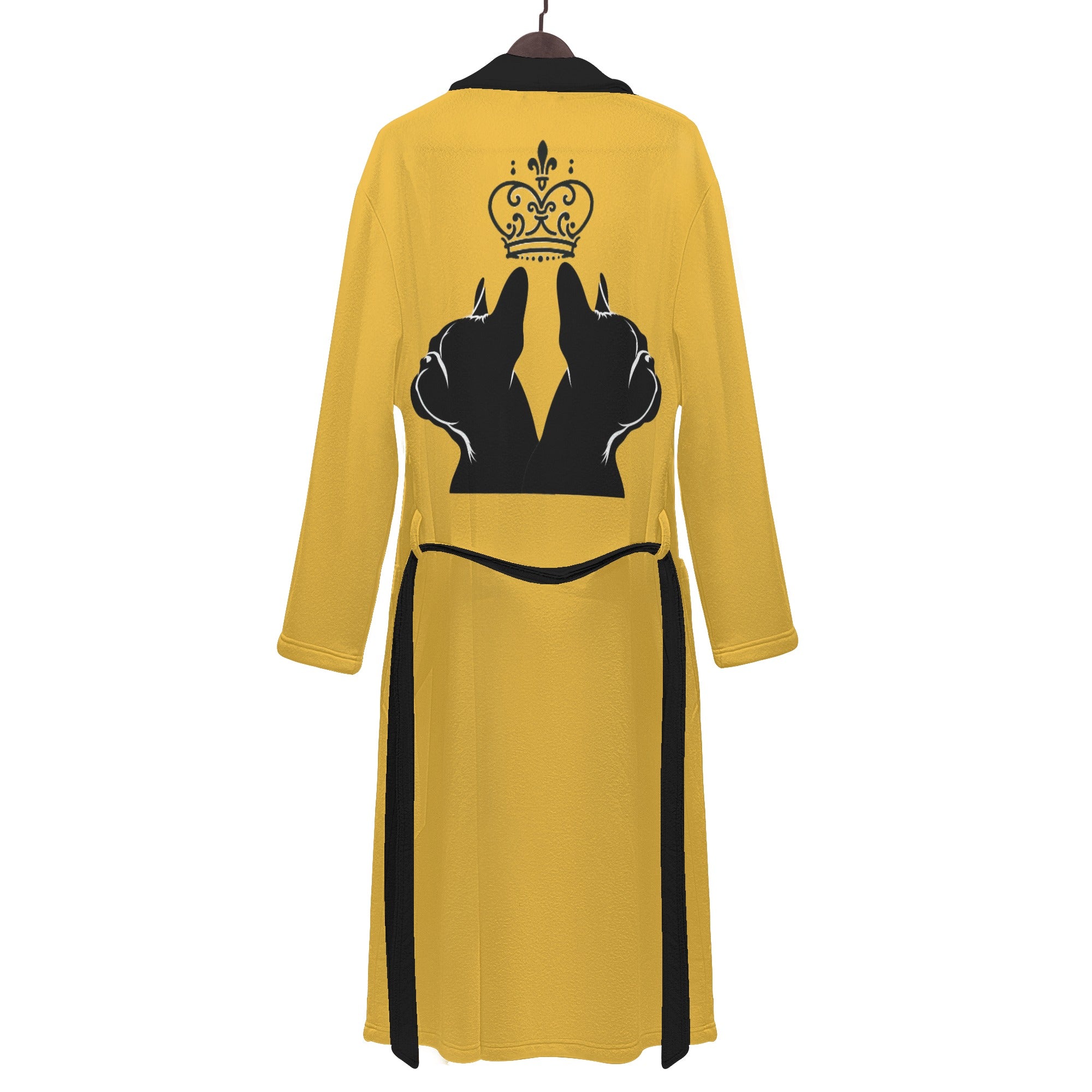 French Bulldog Lover Moose Men Bathrobe Lovely Frenchie Themed Goods