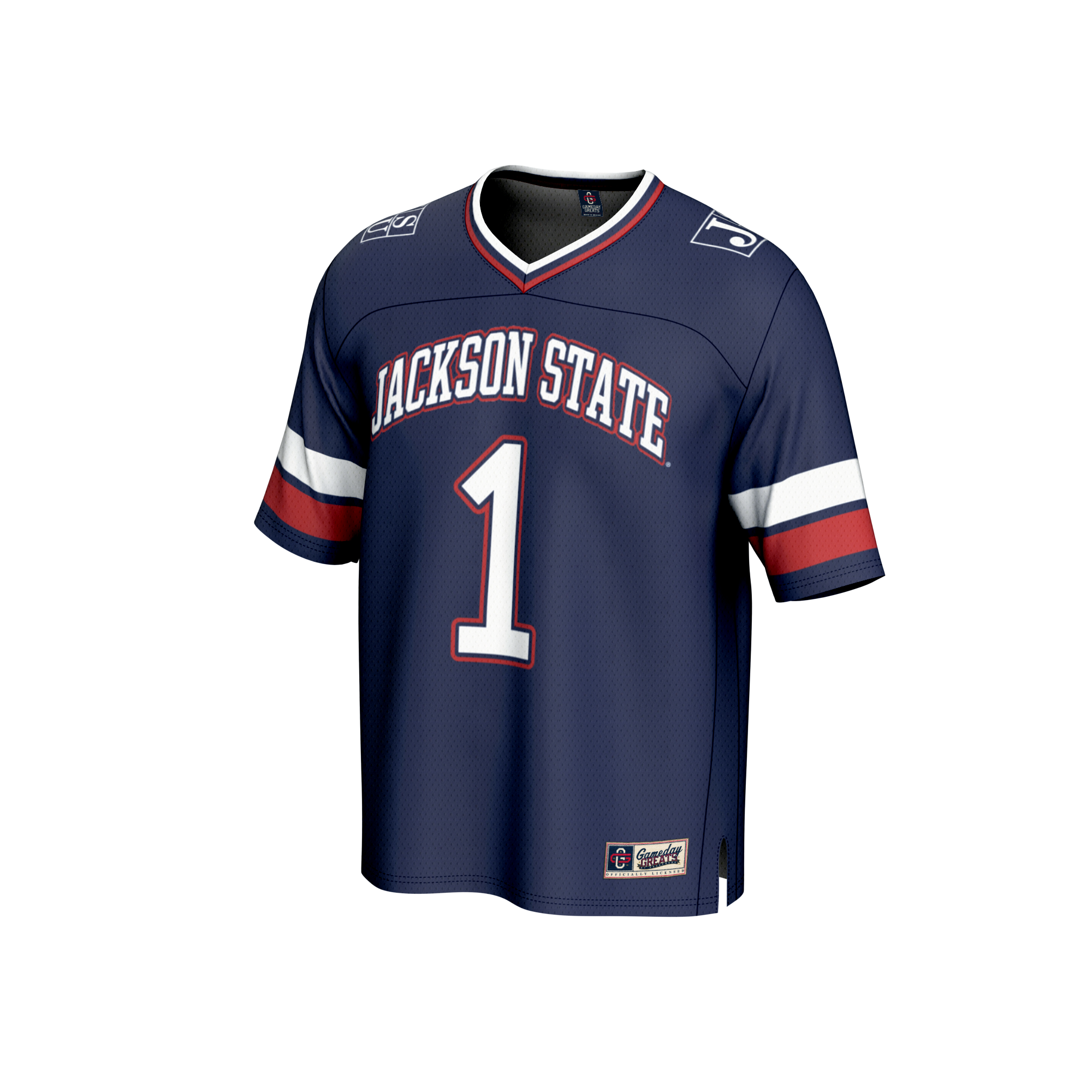 #1 Jackson State Tigers GameDay Greats Unisex Collegiate Football Fashion 26/27 Football Jersey - Royal