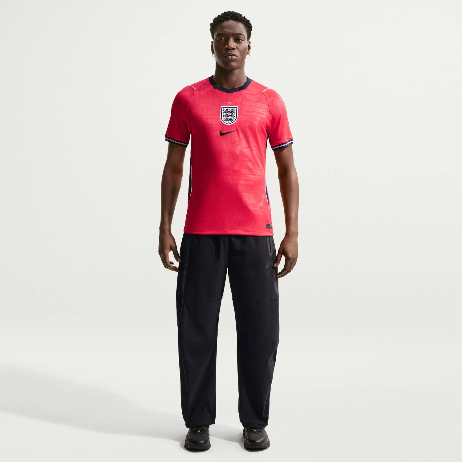 England 2026 Away Men's Jersey - Speed Red Heritage Edition Kit