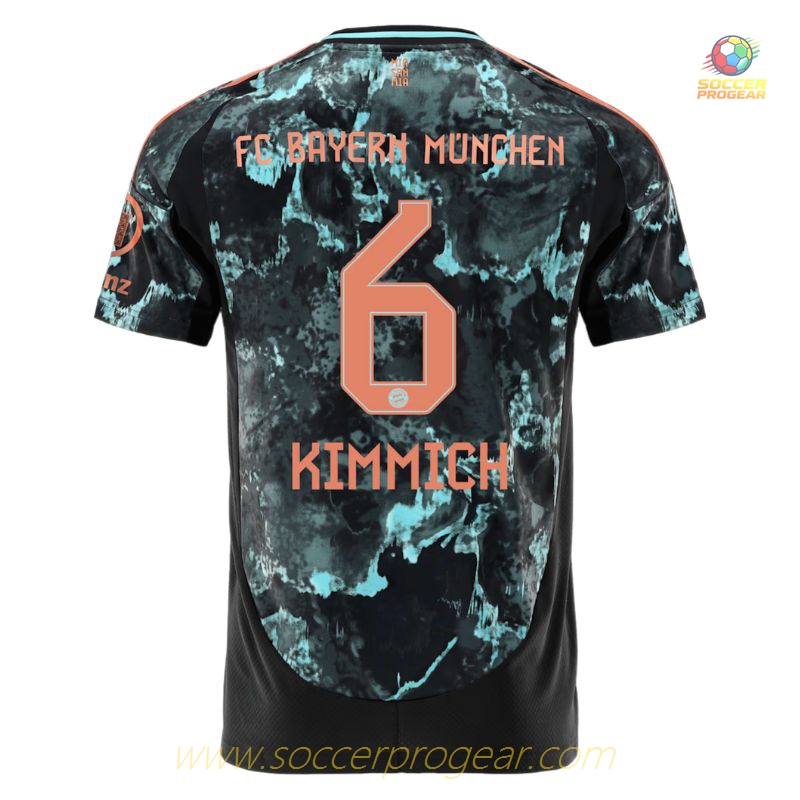 Team Football Jersey Bayern Munich Away 2024/25 Collection Kimmich