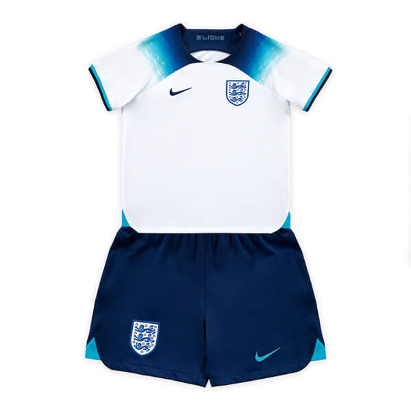Elite Series Kids England World Cup 2022 Home Kit ShirtShorts