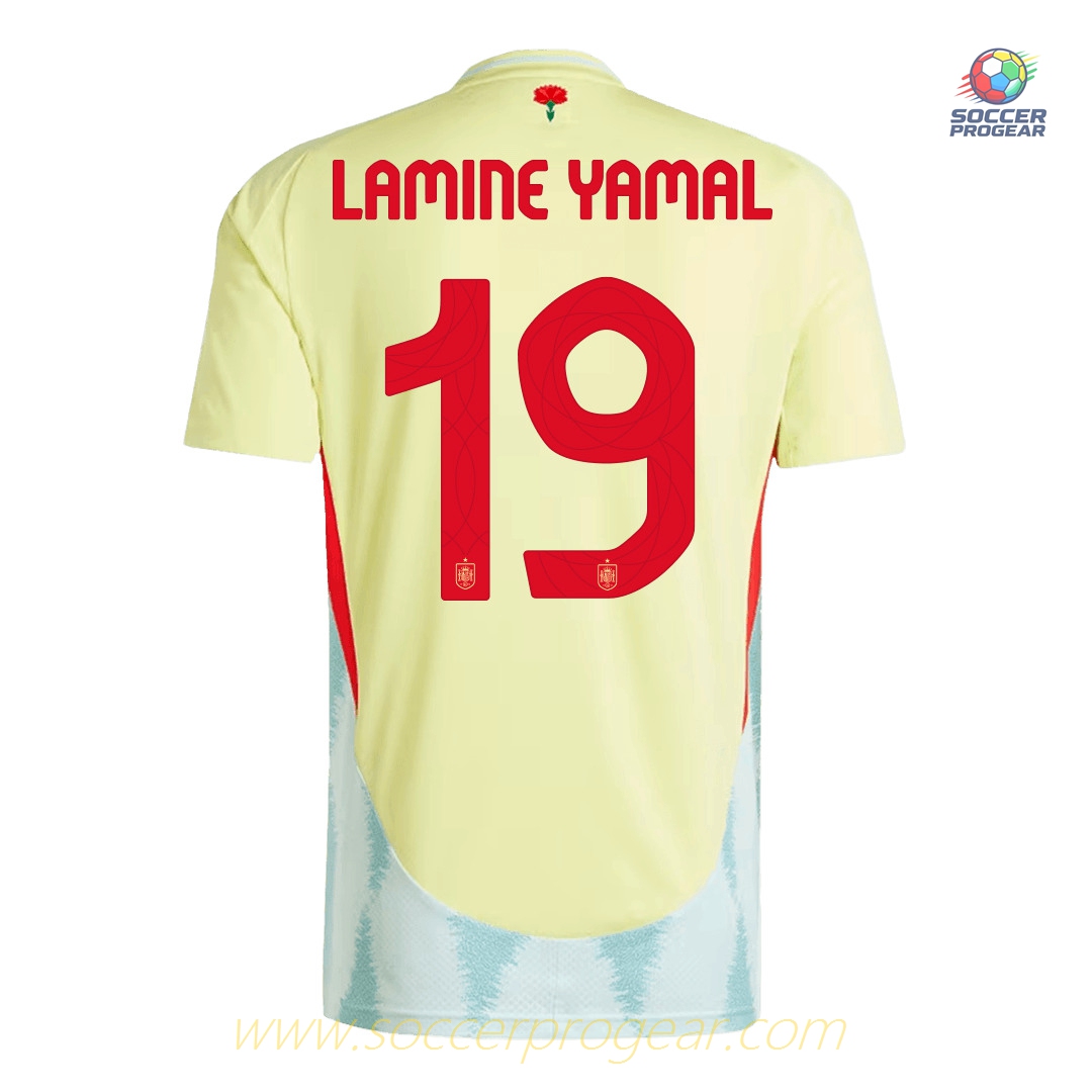 Spain Away Kids Football Shirt Set Football Jersey 2024/25 Collection Yamal