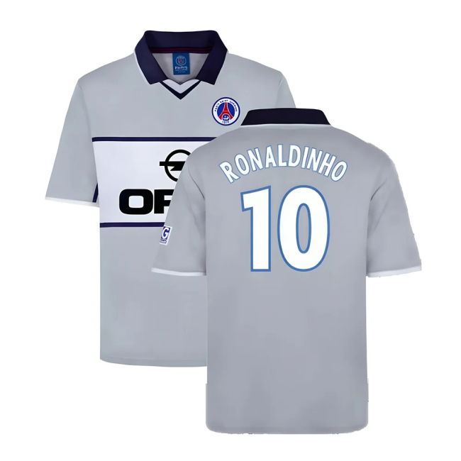 2025-2026 PSG Away Soccer Shirt (RONALDINHO 10) | Lightweight | Elite