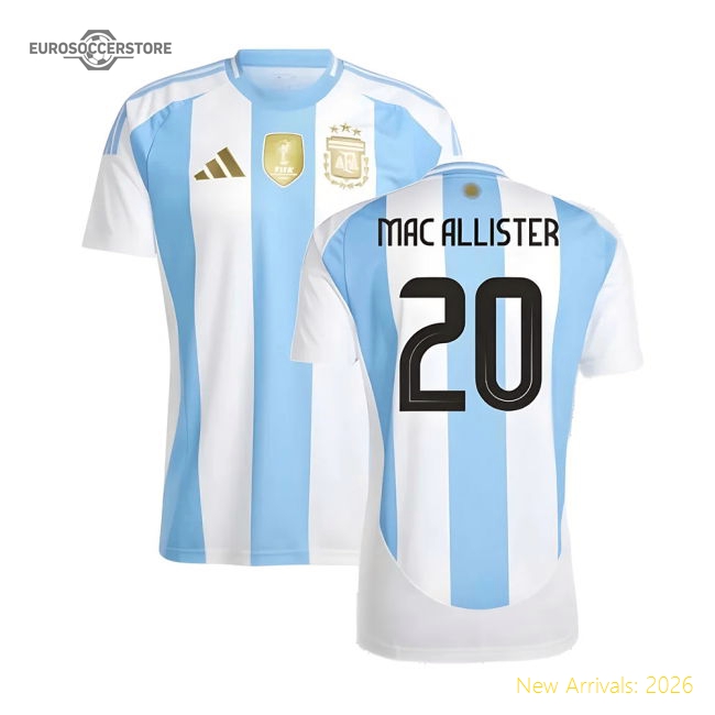 Argentina Home Kit 2024-2025 Match Version Jersey Game Ready