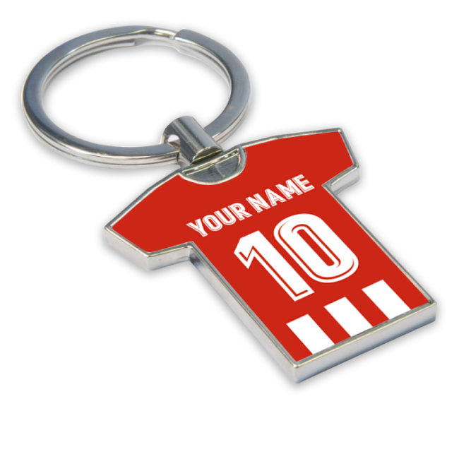 Licensed 2025-2026 Atletico Madrid La Liga Santander Home Strip