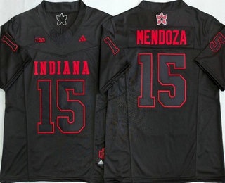 Men's None Black 2024 game jersey Fernando Mendoza #15 moisture
