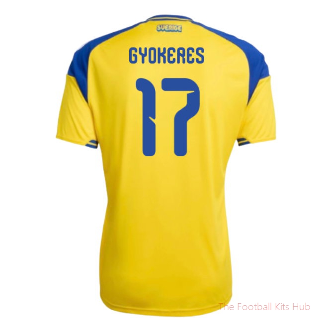 2026-2027 Sweden Home Shirt (Gyokeres 17)